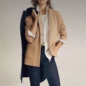 J. Crew Sophie open front sweater blazer